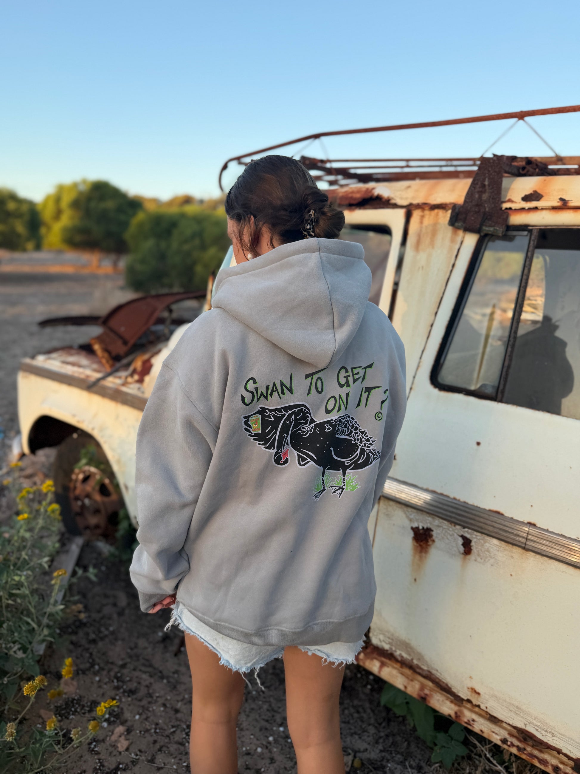 Swan To Get On It? - Hoody