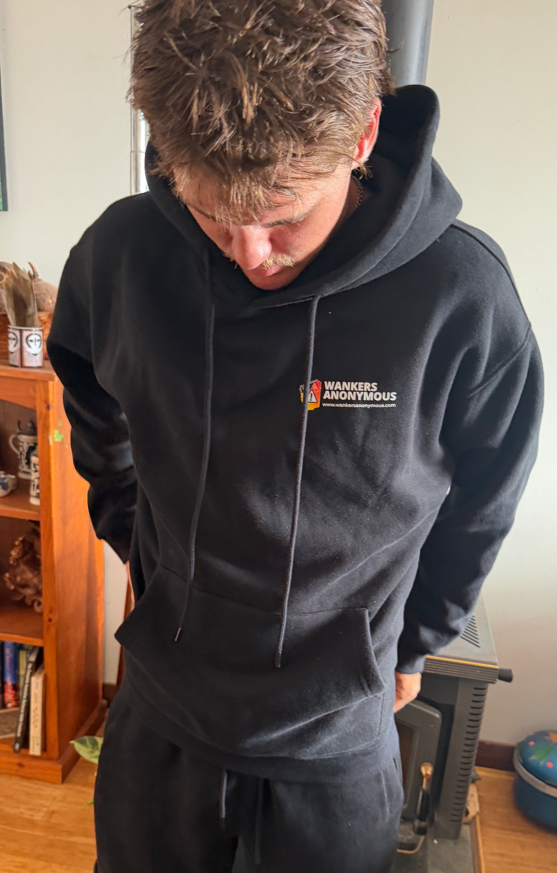 Wankers Anonymous - Black Hoody