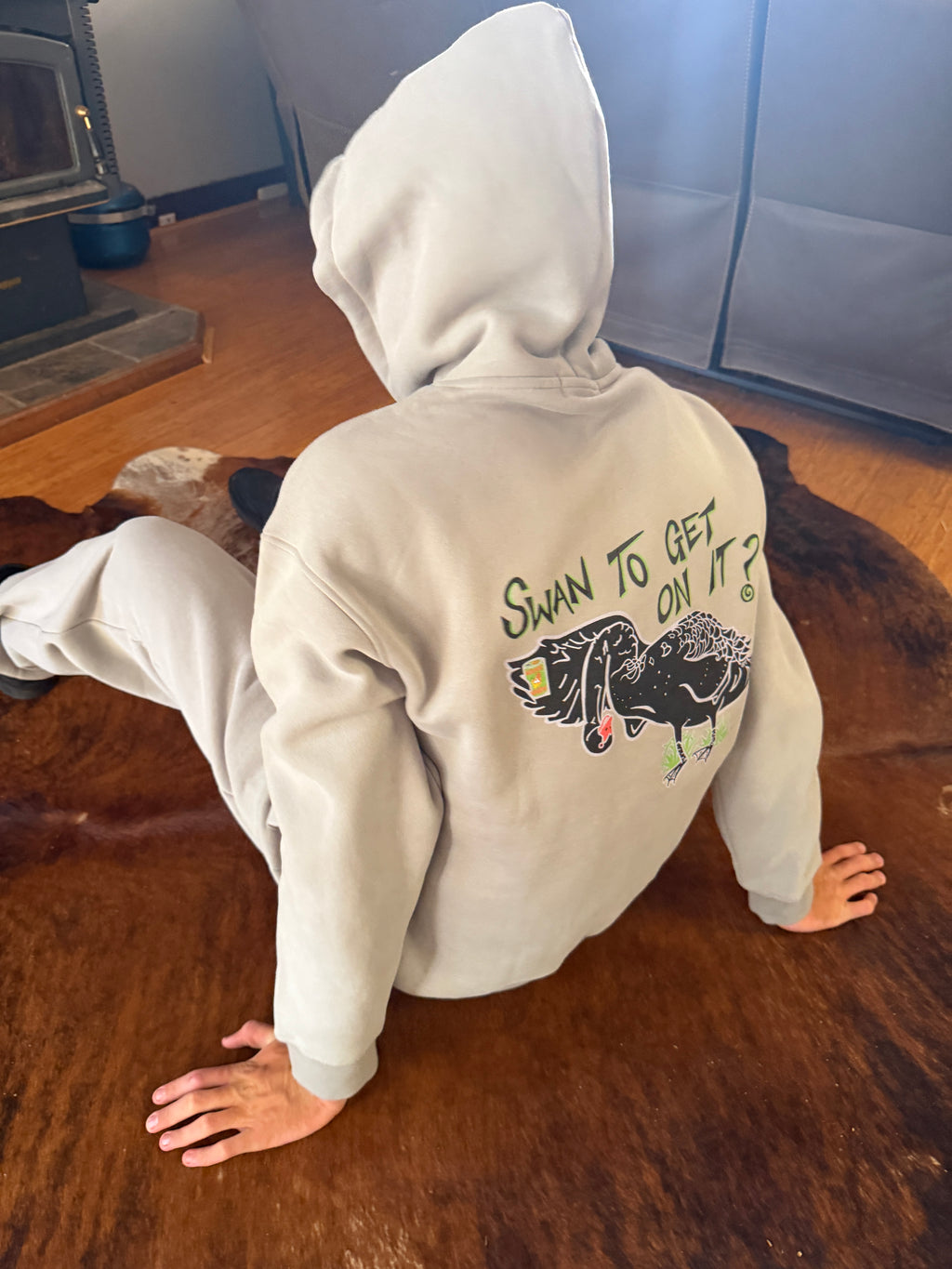 Swan To Get On It? - Hoody