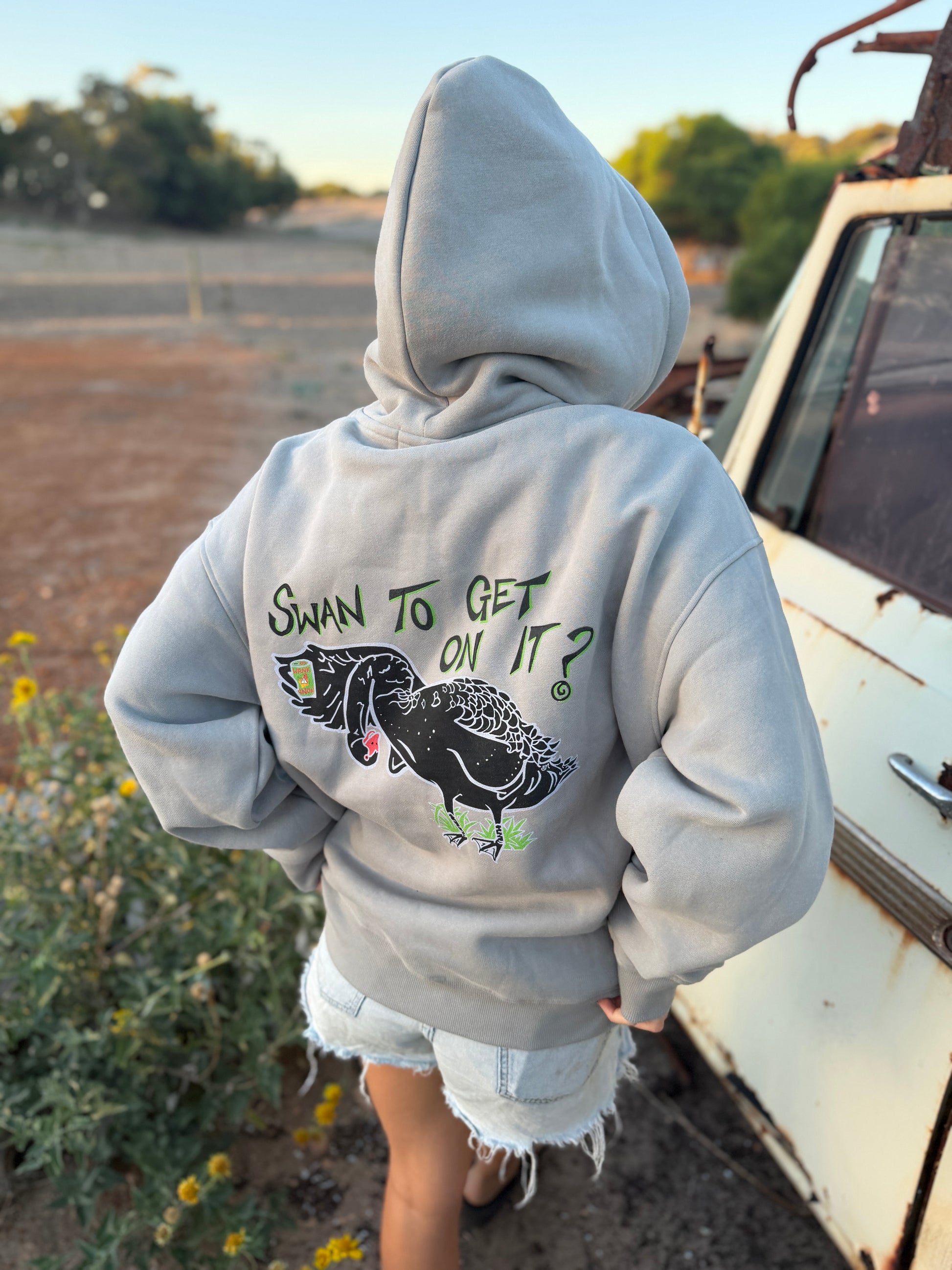 Swan To Get On It? - Hoody