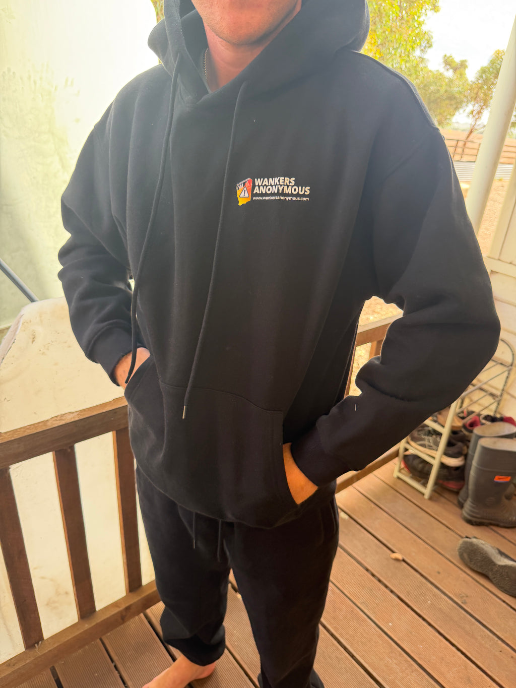 Wank Anon - Black Trackies