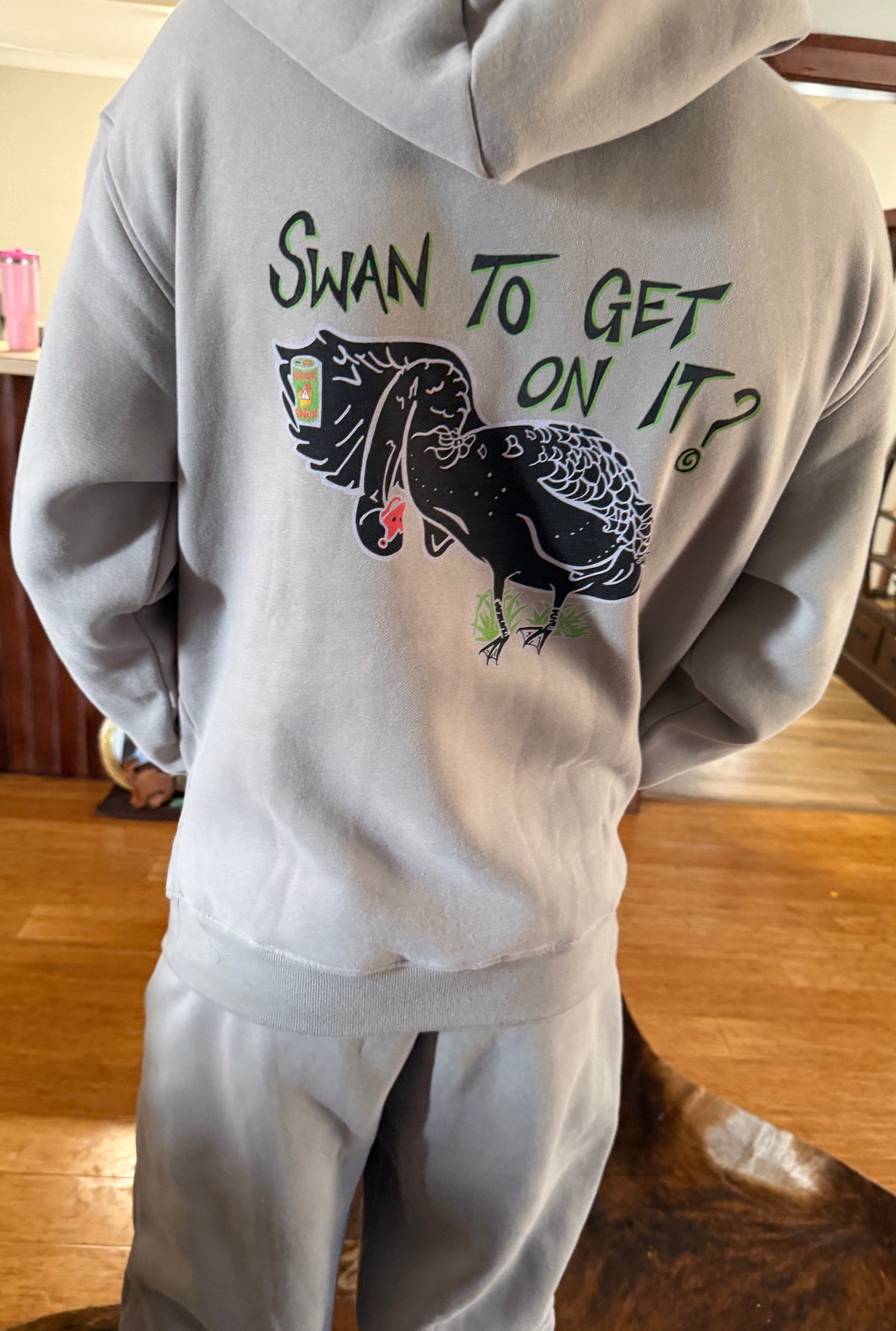 Swan To Get On It? - Hoody