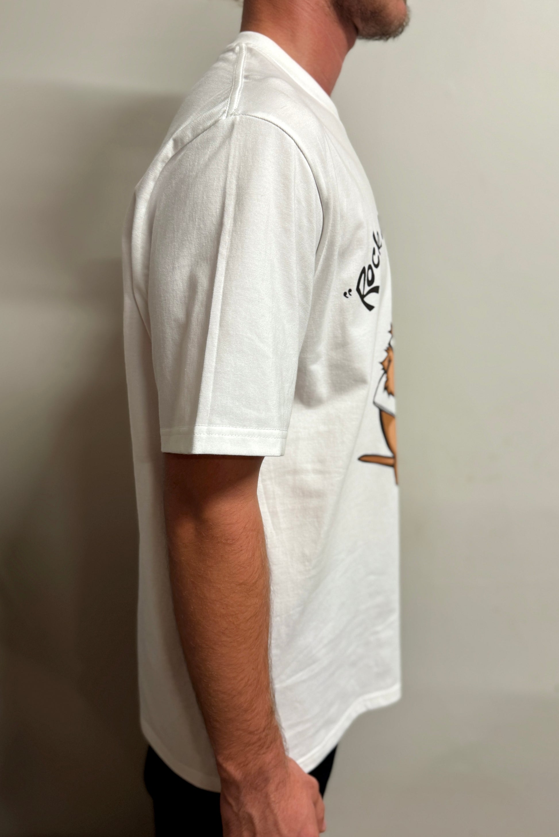 Unisex Oversize white T-shirt “Rock out with ya Quokk out”